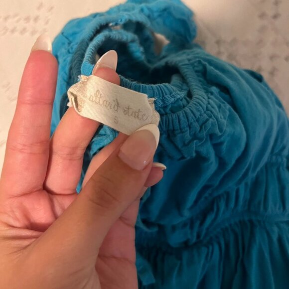 Women's Blue Dress - Picture 3 of 3